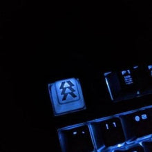 Load image into Gallery viewer, Destiny gaming keycaps || Logo, Traveler, Raid, Warlock, Hunter, Titan || || For Mechanical Cherry MX switches || - Casual Chicken
